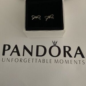Pandora cz now stud earrings